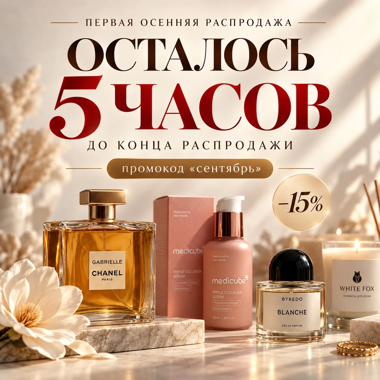 🔥 До конца распродажи осталось всего 5 часов!