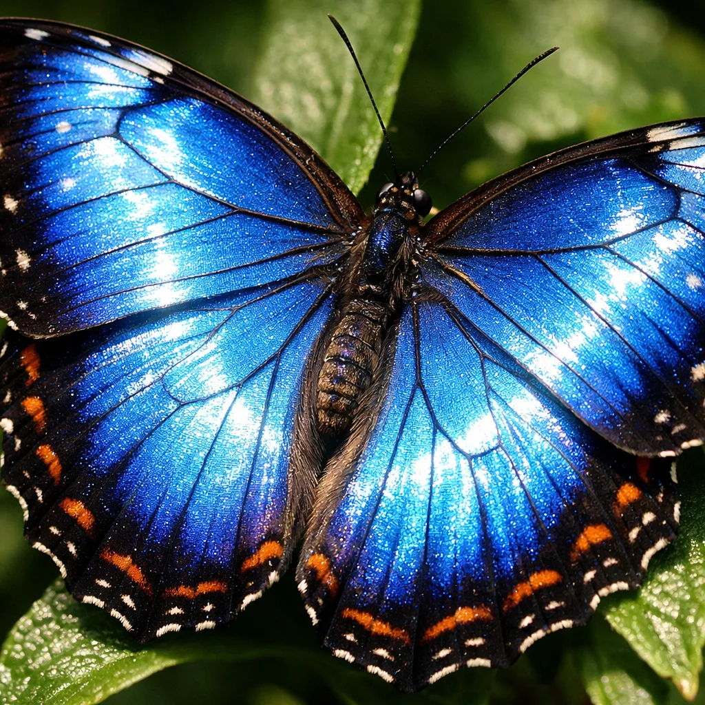 🦋 Почему синие бабочки почти не имеют синего пигмента?