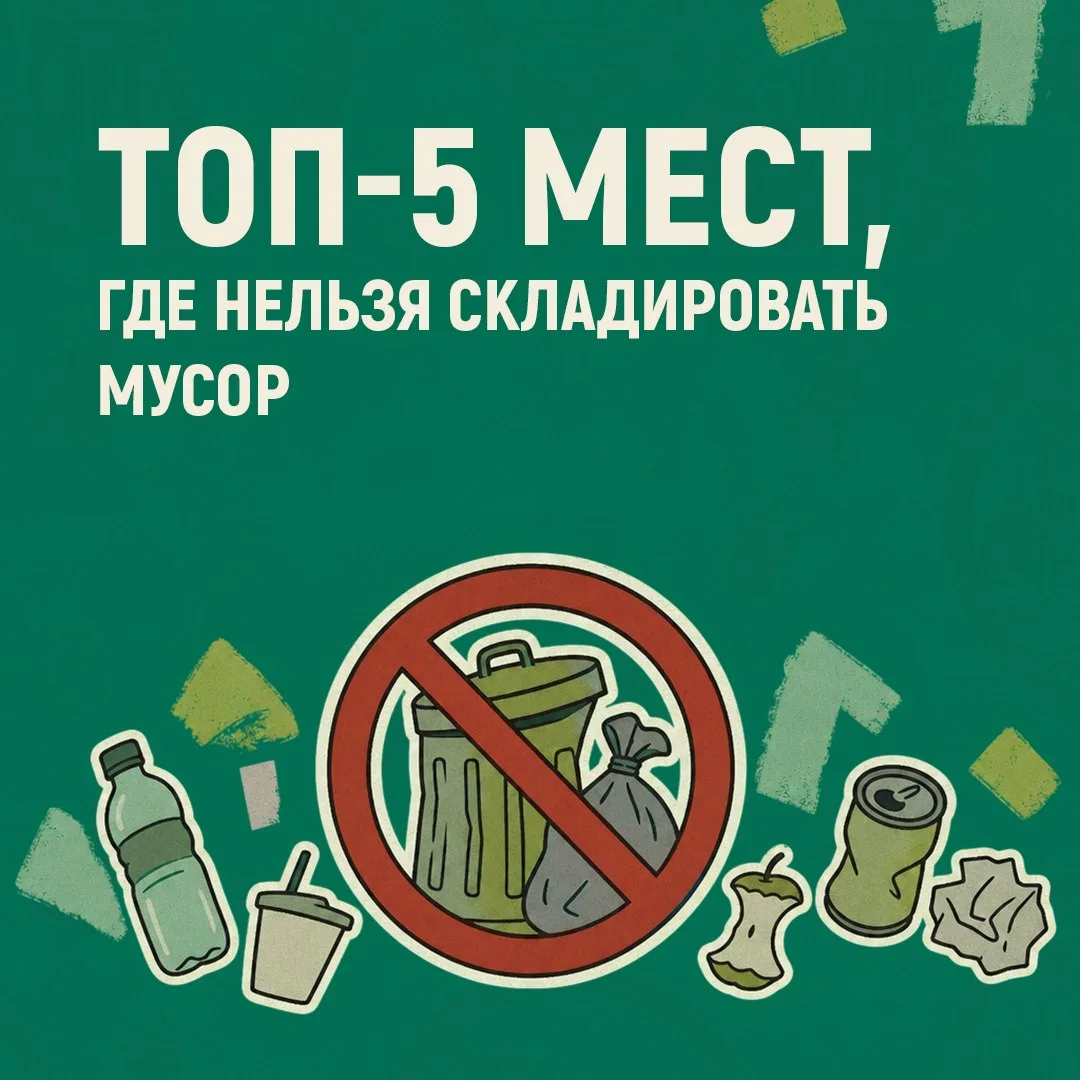 Напоминаем о правилах складирования твердых коммунальных отходов 🚮

Нарушение этих норм влечет за с
