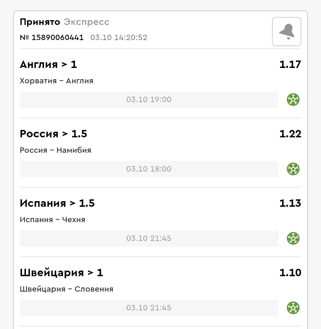 Экспресс "Б" КФ 1.77