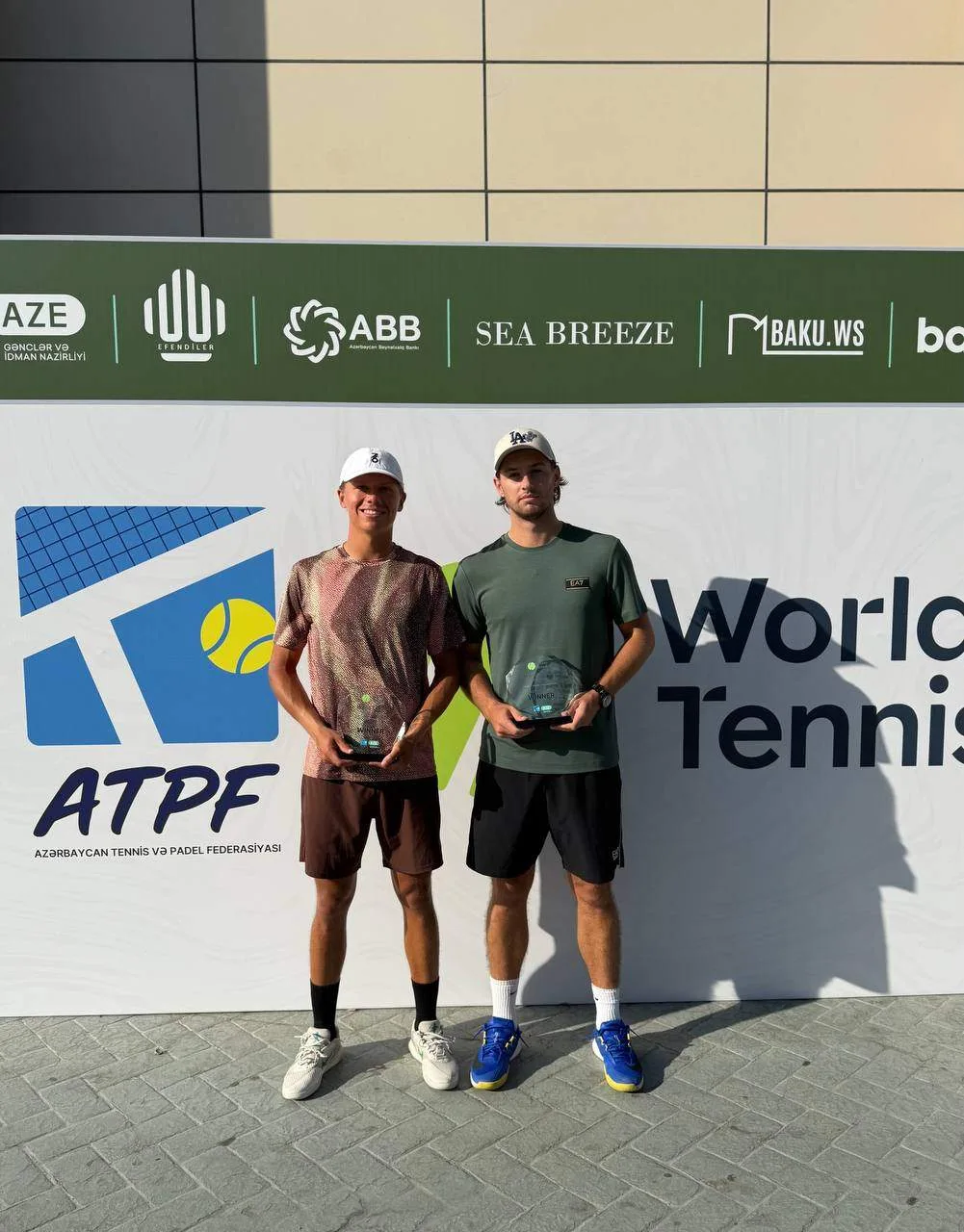 Дмитрий Долженков и Егор Агафонов — победители парного турнира ITF в Баку 🏆