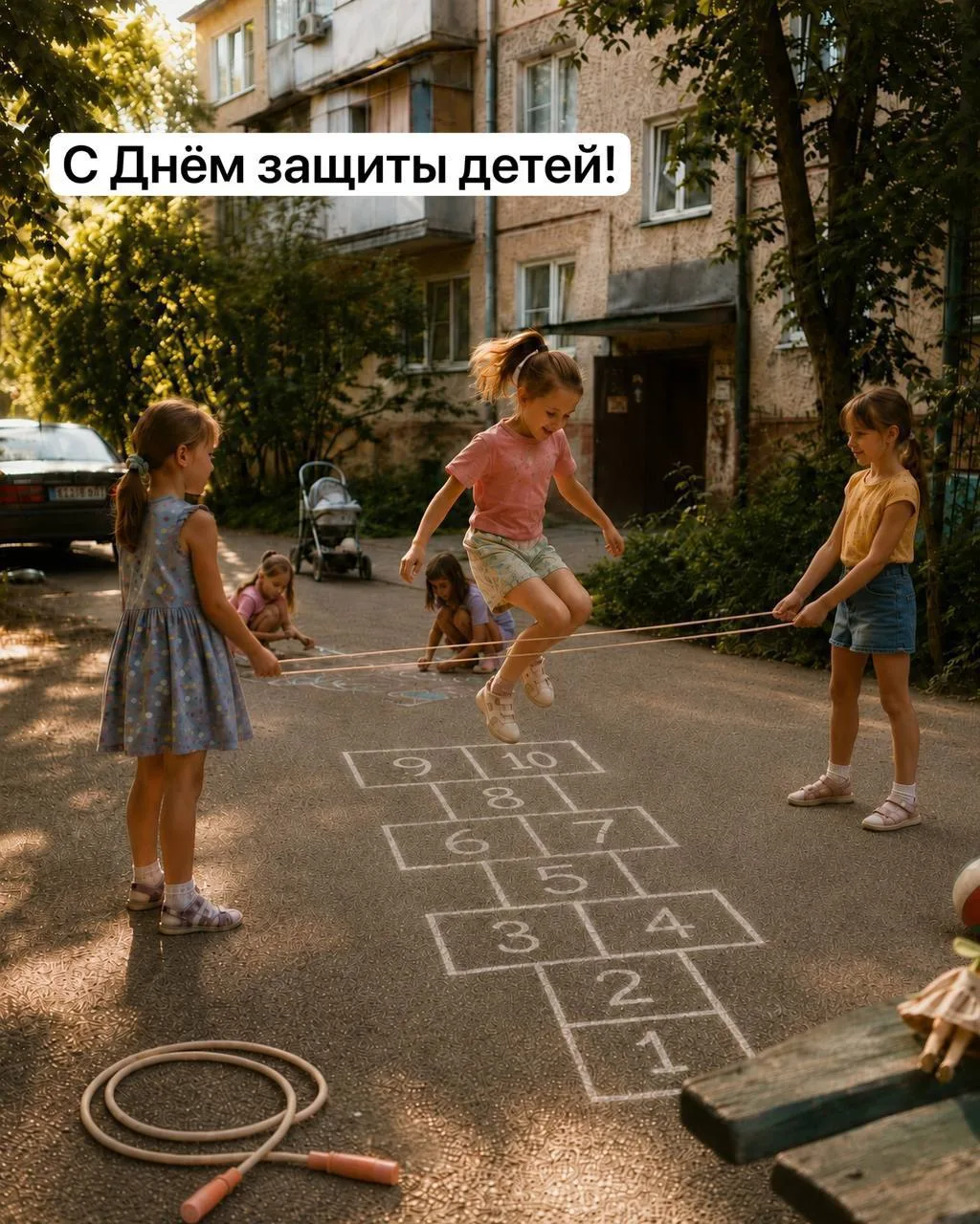👫 Друзья, с Днём защиты детей и с началом лета! 

Всем деткам — здоровья и улыбок. А взрослым — не 