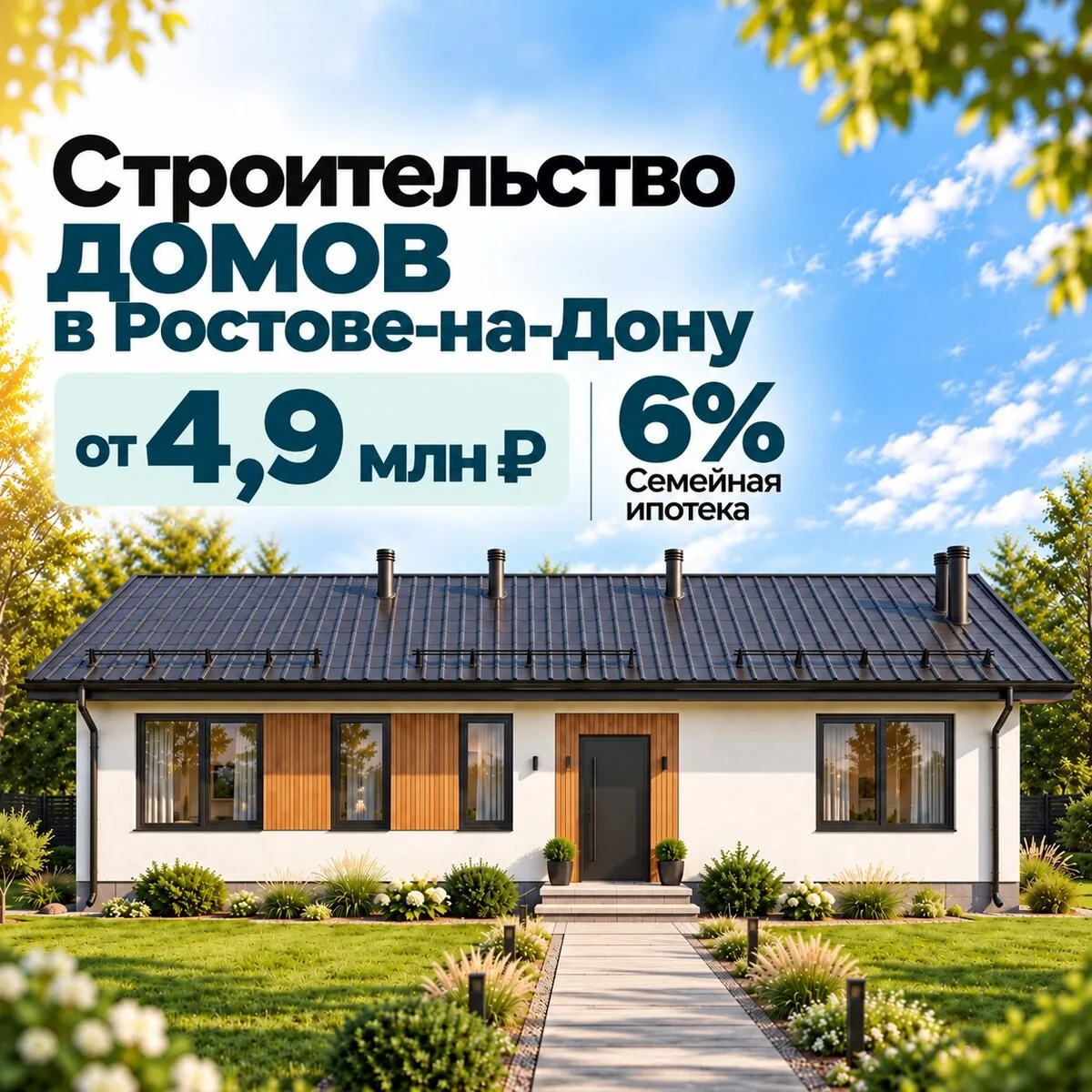 Строительство домов под ключ в Ростове-на-Дону