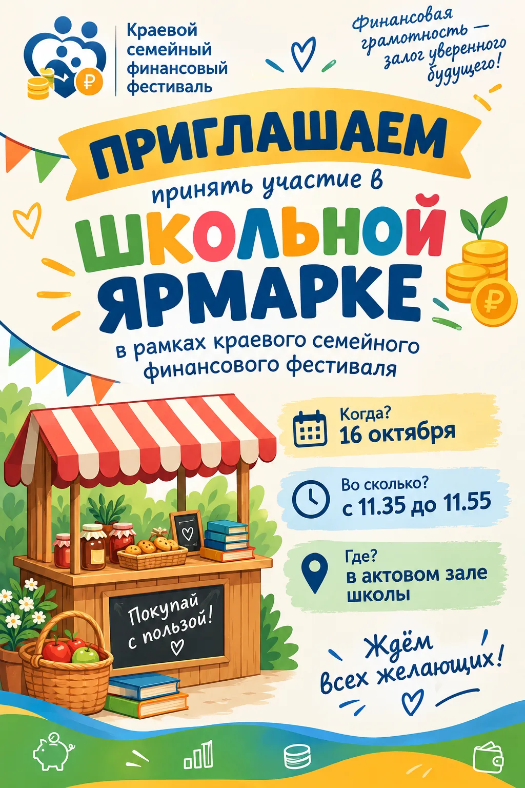 🍂 Золотая осень, запах выпечки и шумная ярмарка — уже 16 октября!