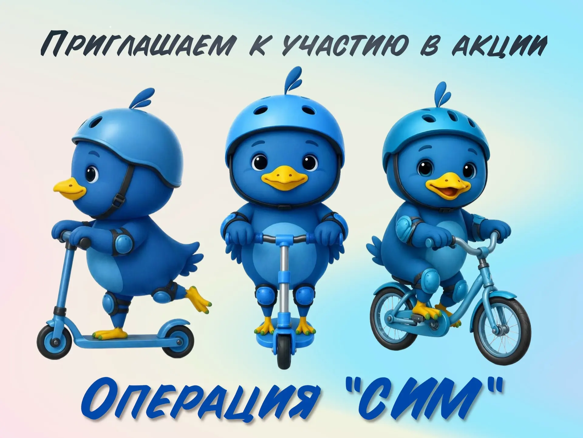 🛴Уважаемые родители и обучающиеся!  С 13 апреля по 15 мая 2026 года проводится городская акция «Опер