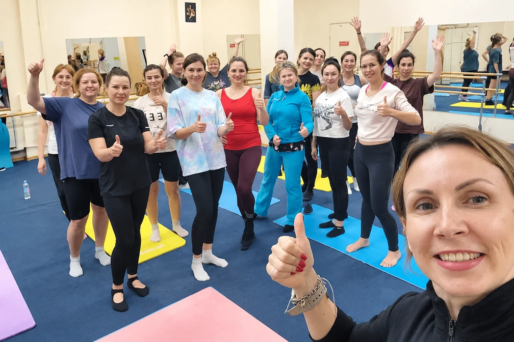 ✨Энергия, гармония и сила духа от нашей дружной команды пилатеса в СК «на Металлистов»!