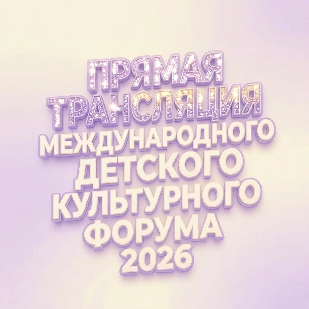 🔥 Ууухххх! Сегодня стартует Международный детский культурный форум 2026— и ты можешь б...