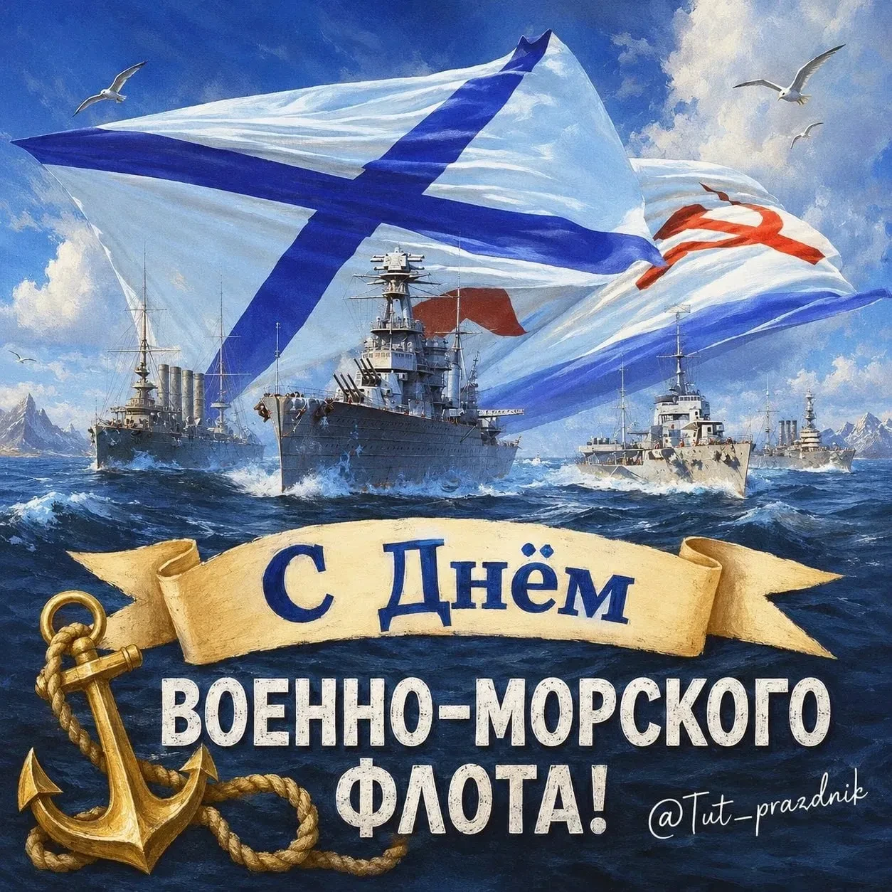 ⚓️🇷🇺 День Военно-морского флота России 🇷🇺⚓️

Сегодня 26 июля в России отмечается День Военно-мор