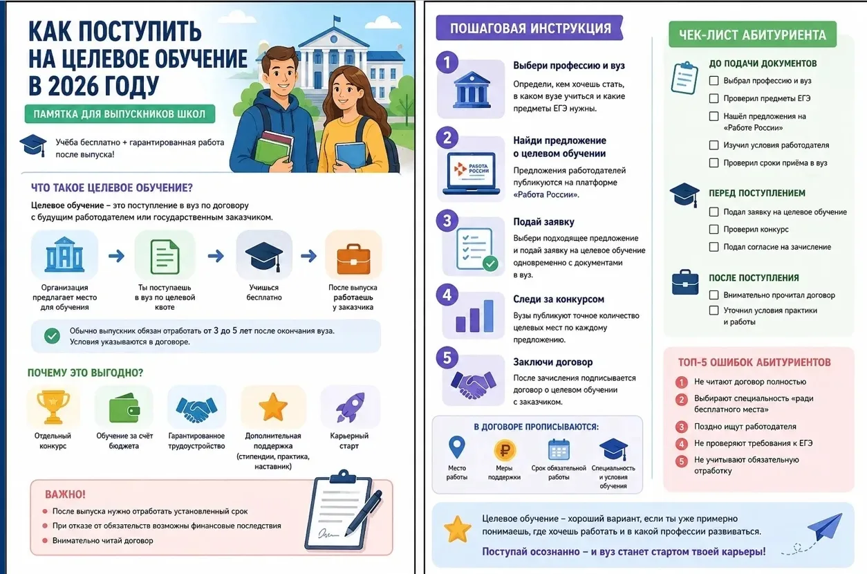 Поступление без стресса и работа сразу после вуза? Реально! 🎓

Что объединяет студентов, которые не