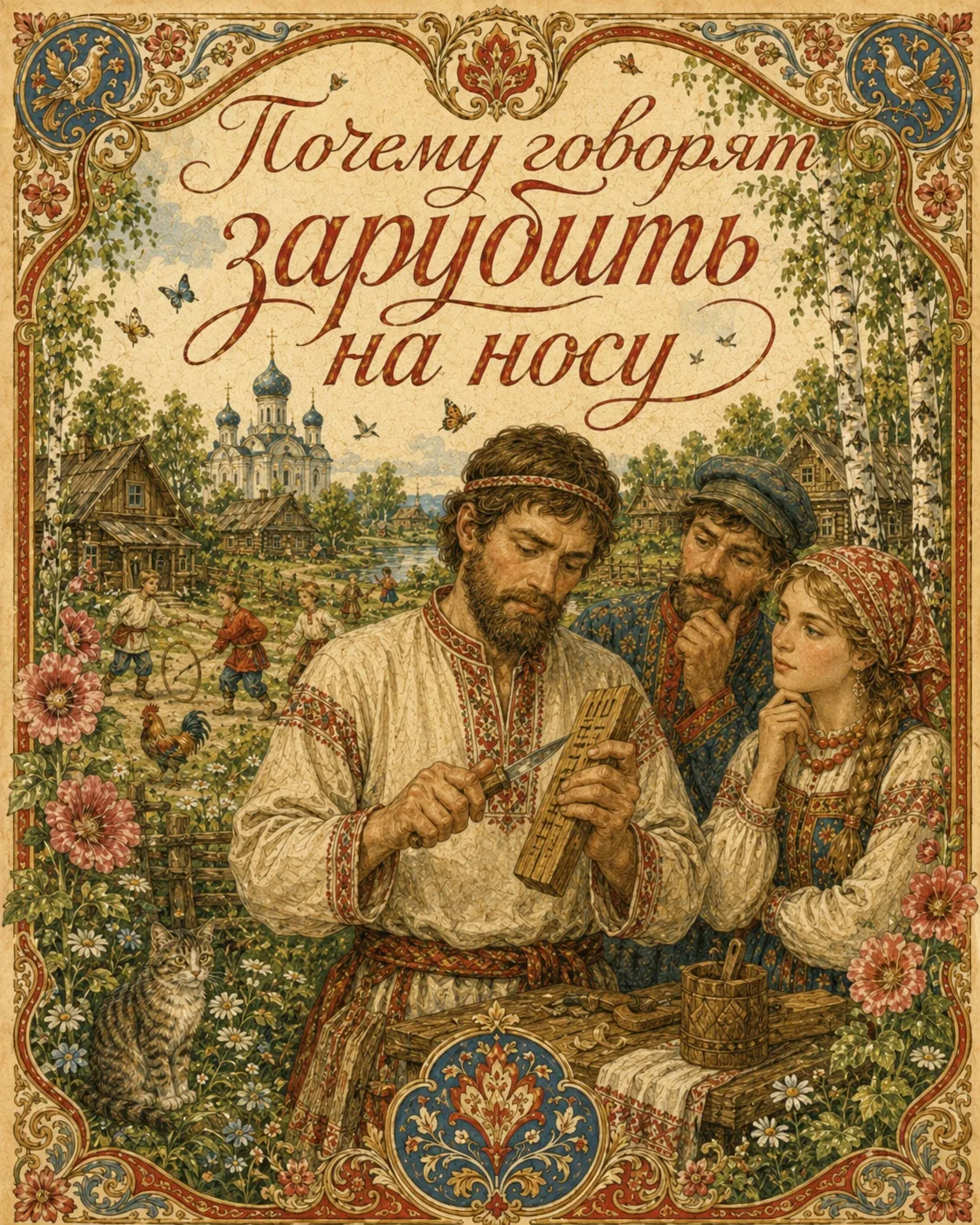 ПОЧЕМУ ГОВОРЯТ «ЗАРУБИТЬ СЕБЕ НА НОСУ» 🌾

Зарубить на носу — значит запомнить крепко, без промаха.
