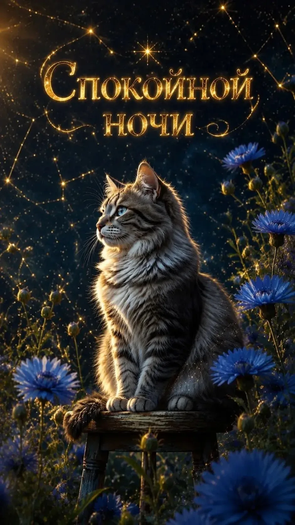 Спокойной ночи 🌙 
 
👉Лучшие Открытки в MAX 👈 
👉 Перейти на канал 👈