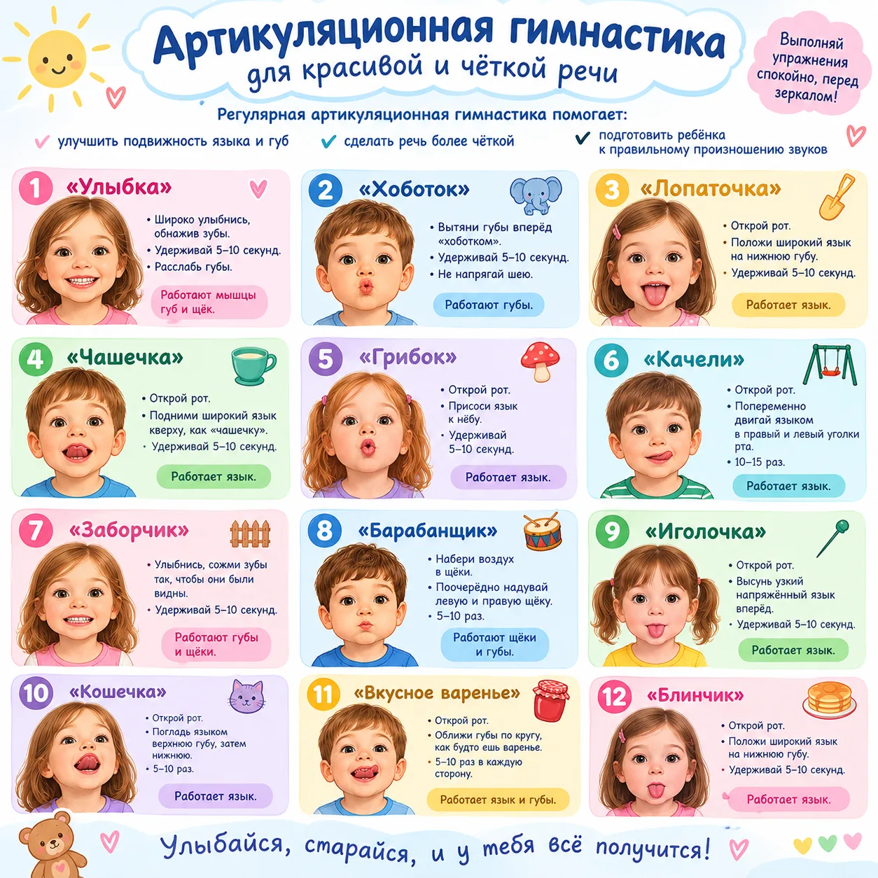 Рубрика. Советы логопеда!!