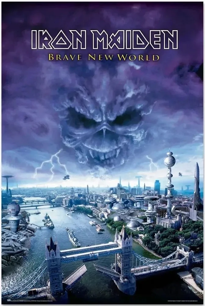 Постер Iron Maiden - Brave New World 61 х 91,5 см (в тубусе)