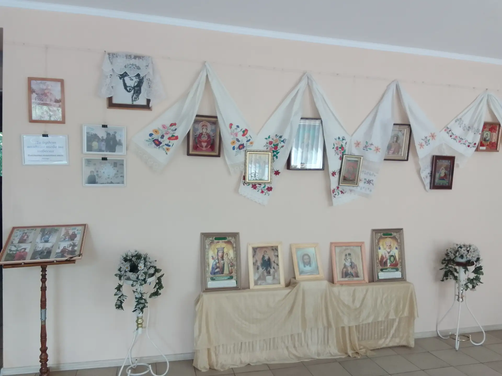 Да будет воздано тебе на небесах  

Выставка вышитых икон  Смирновой Любови Николаевны в Чернухинско
