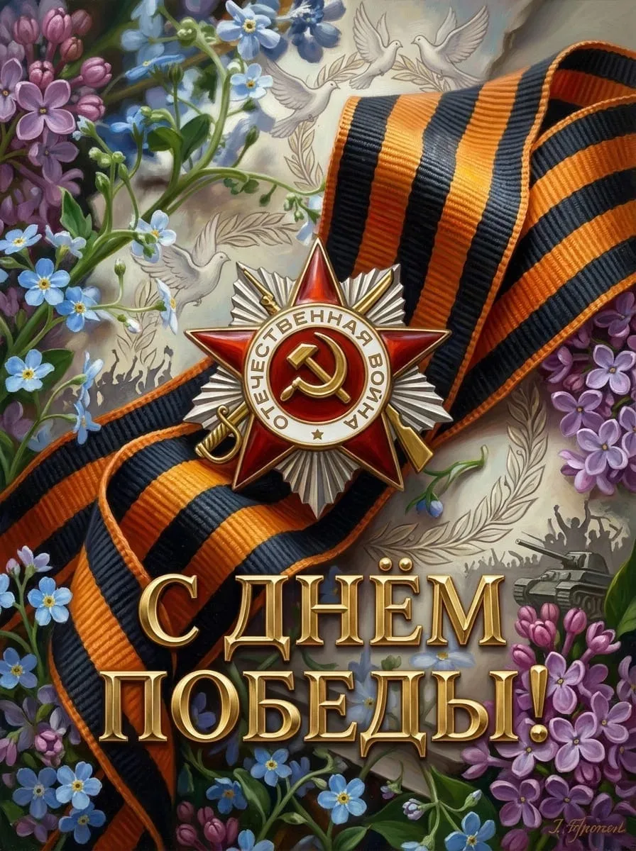 С великим праздником, с Днем Победы!