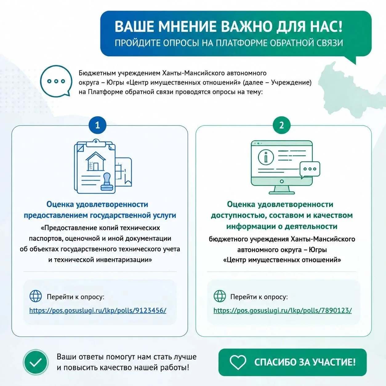 «Оценка удовлетворенности предоставлением государственной услуги «Предоставление копий ...