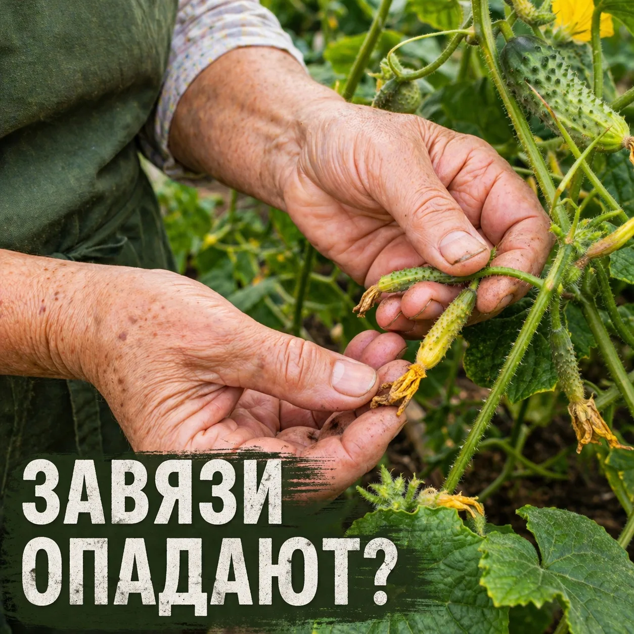 🥒 Огурцы цветут, завязи есть… а потом они просто отпадают? Вот настоящая причина 🥒⚠