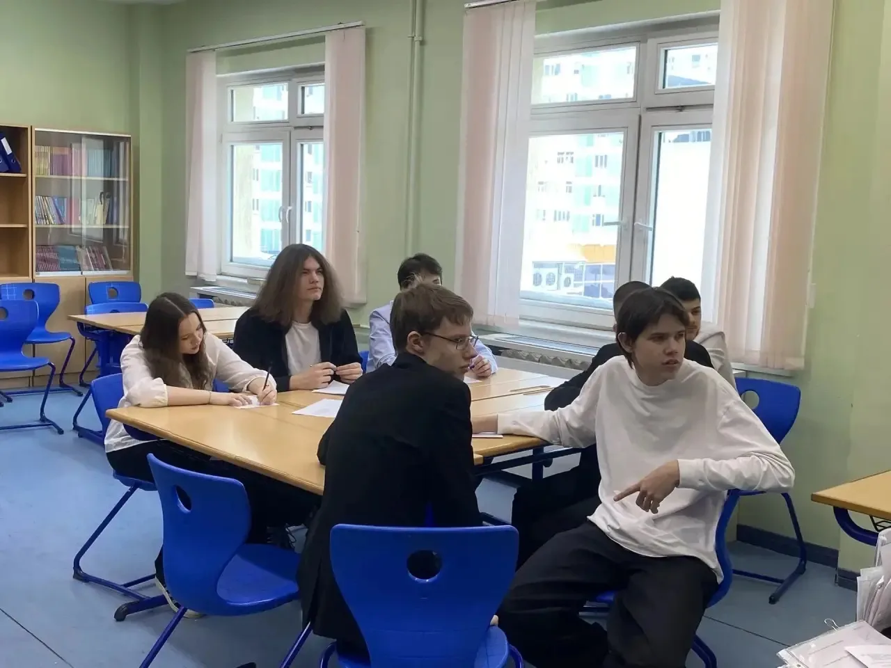 🧩16 марта в рамках недели математики учителя Екатерина Александровна Фаттахова и Иван Викторович Ник