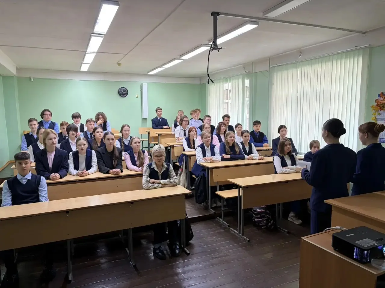 Сегодня у учащихся 9-х классов был не обычный урок, а разговор о важном событии, которо...