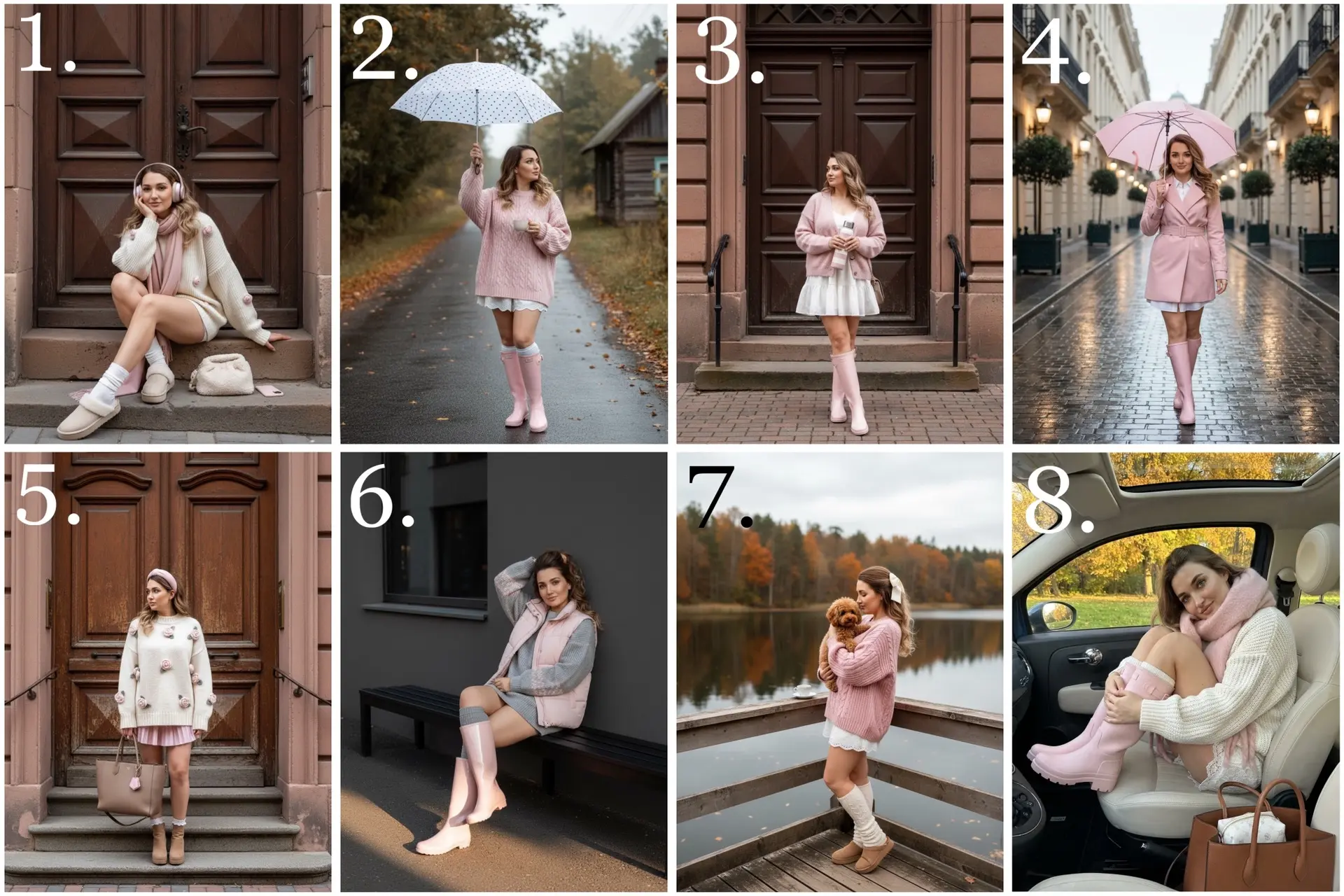 Промты для женской фотосессии «Нежная осень» 💜