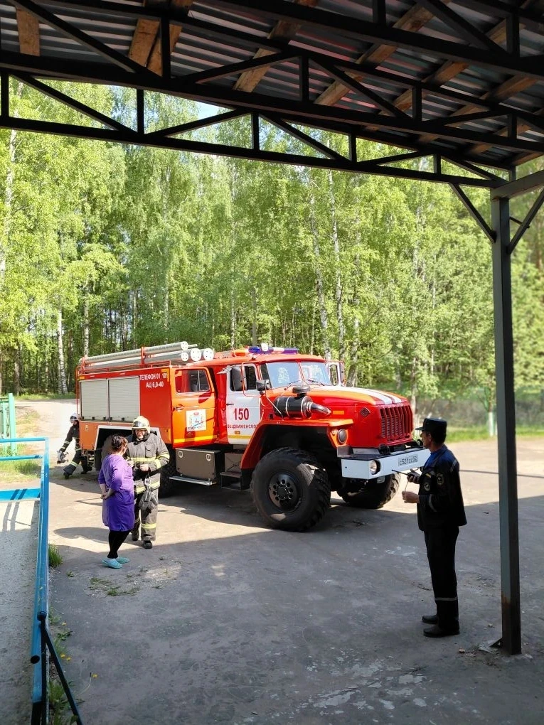 Тренировка по пожарной эвакуации и тушению! 🚒🛡️