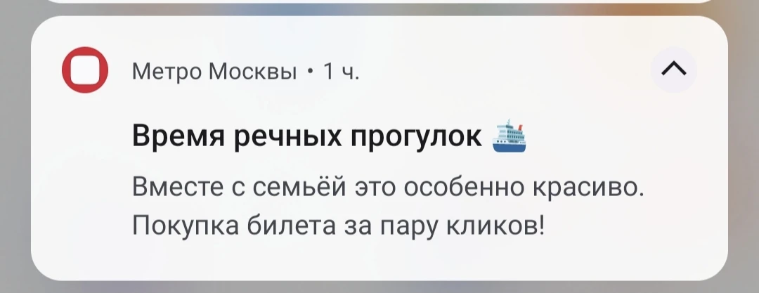 «Время речных прогулок» — нежно пропиликал телефон, и я снова окунулась в воспоминания. 🥰