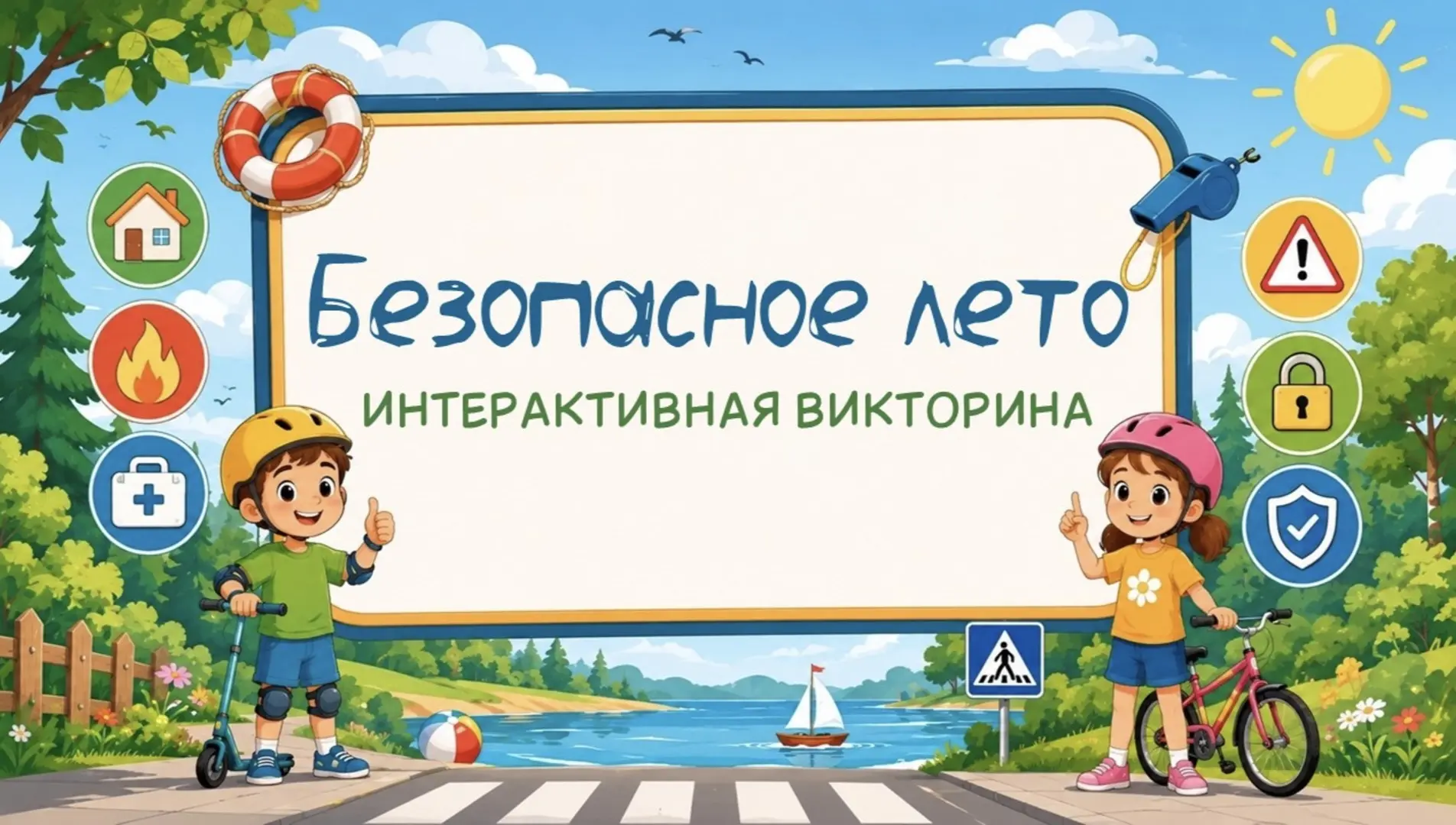 ☀️ Безопасность превыше всего: в пришкольном лагере «Город здоровья» прошла викторина «...
