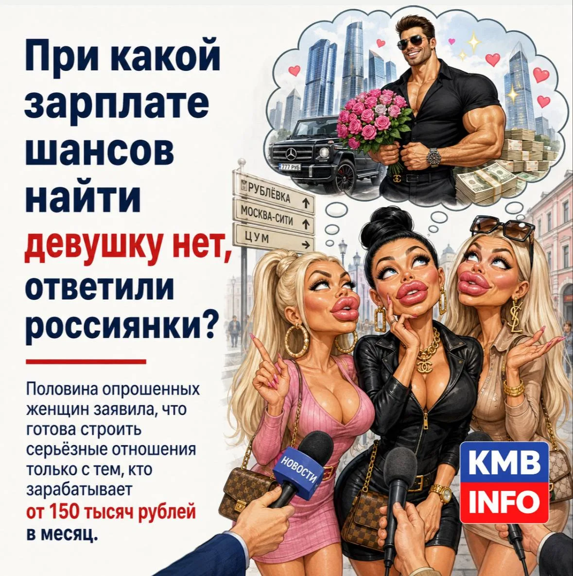 При какой зарплате шансов найти девушку нет, —ответили россиянки
