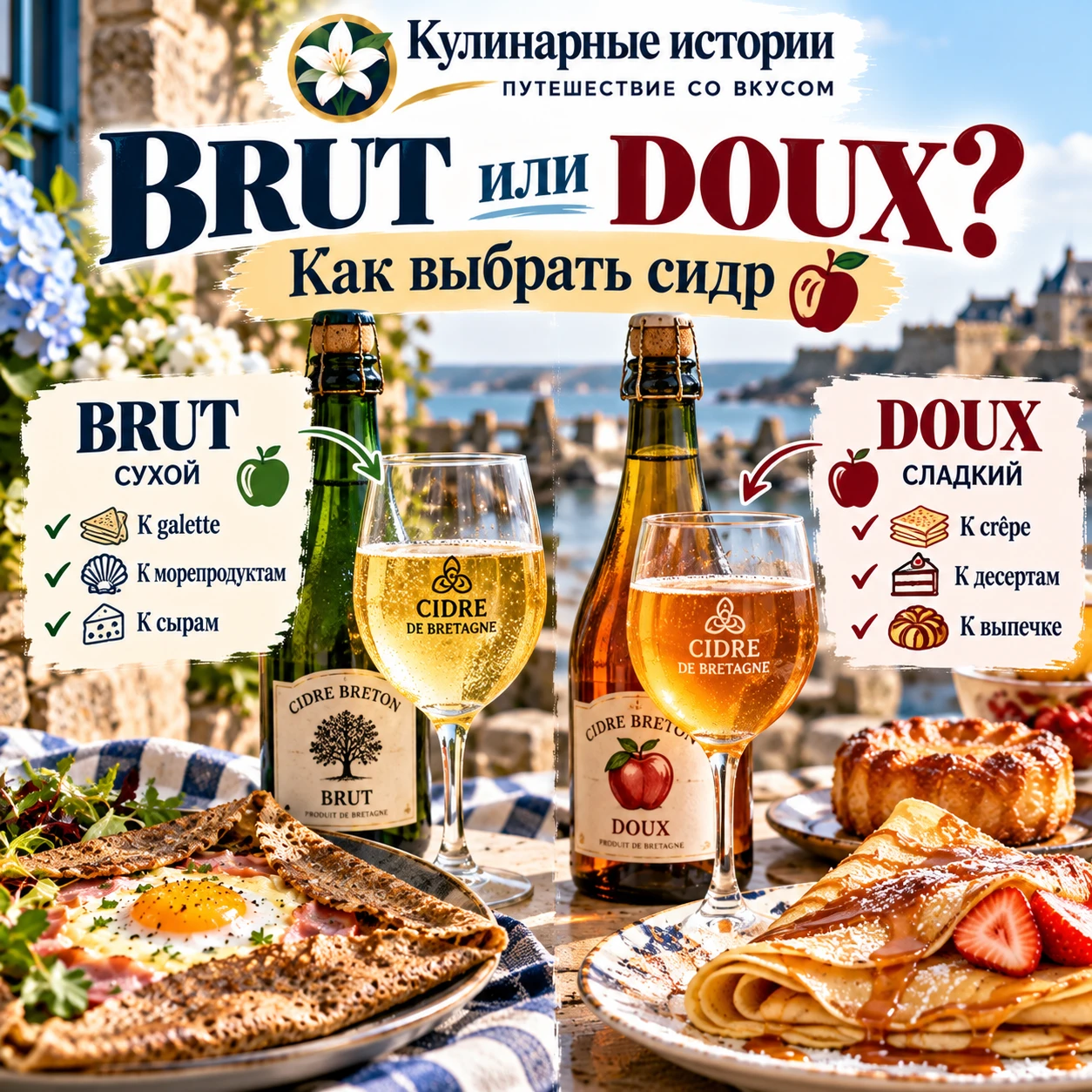 🍎 Как выбрать бретонский сидр?