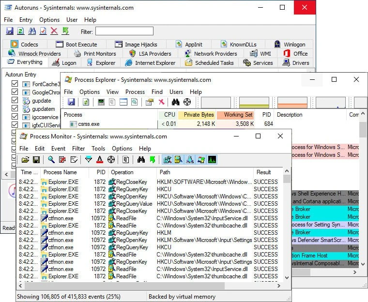 •  Уверен, что многие из вас знают и использовали тулзы SysInternals (Winternals) для а...