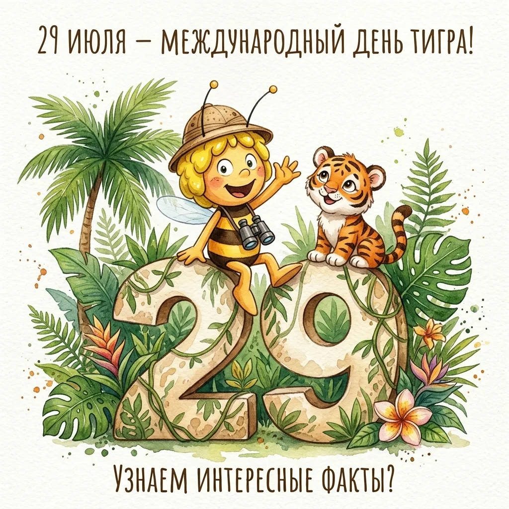 Р-р-р-мяу! 🐯 А вы знаете, кто сегодня главный герой дня?

​Сегодня, 29 июля, во всем мире отмечаетс