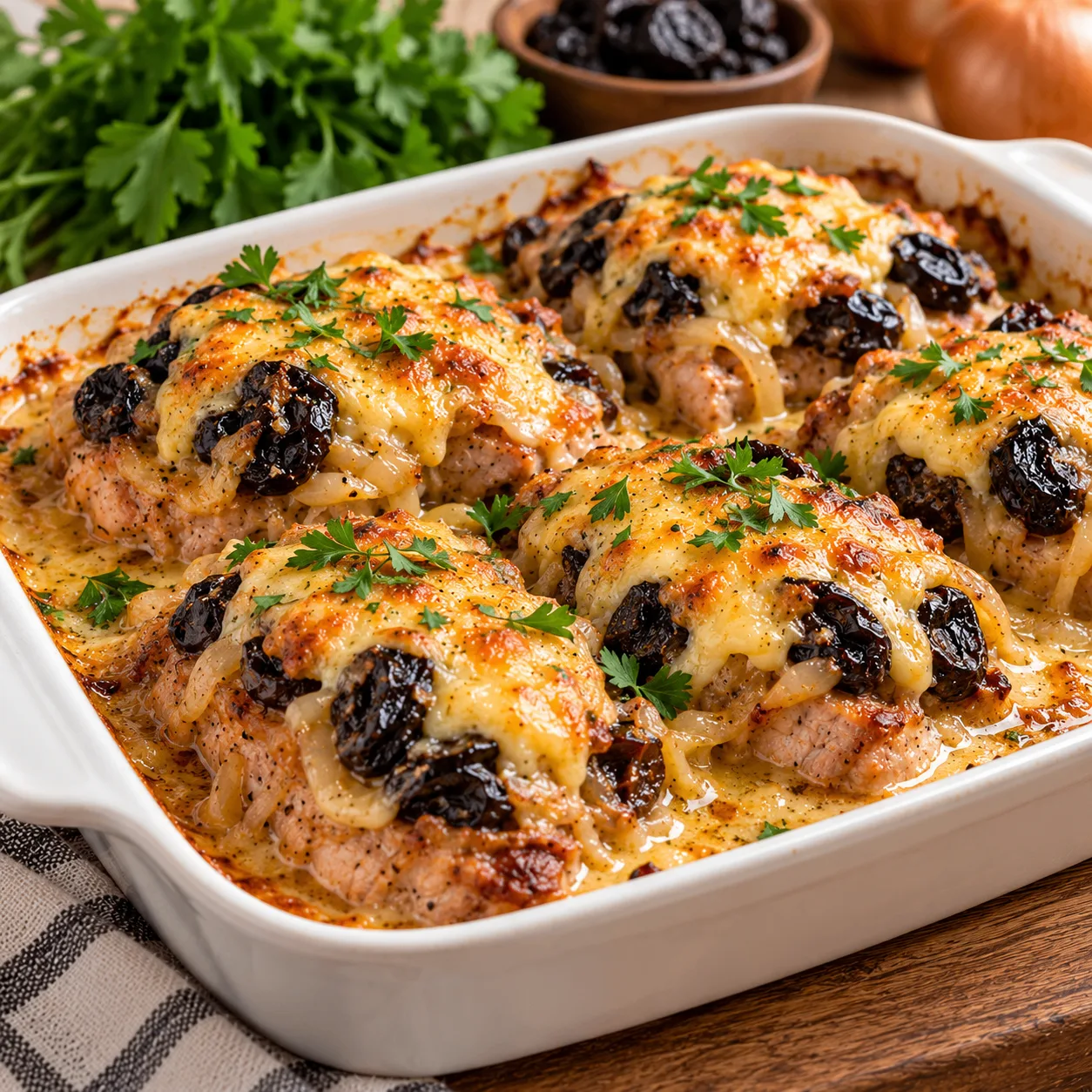 🥩 Свинина с черносливом в сливочном соусе 🔥