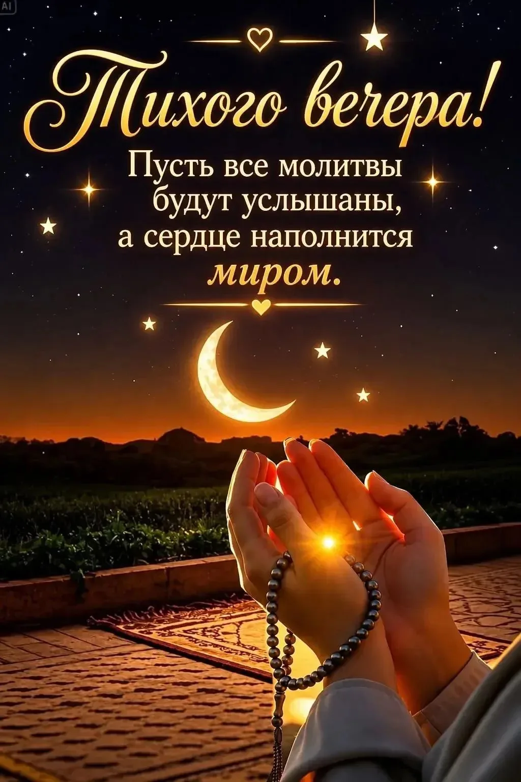 Мирного вечера и ночи друзья ❤️