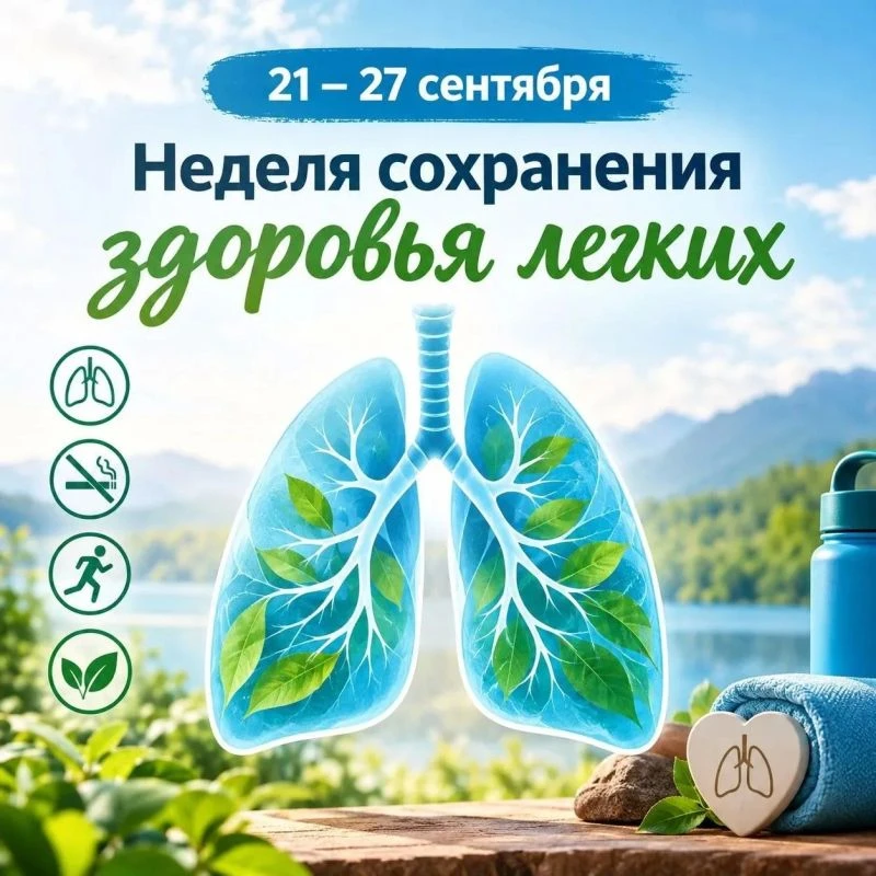 21–27 сентября — Неделя сохранения здоровья легких