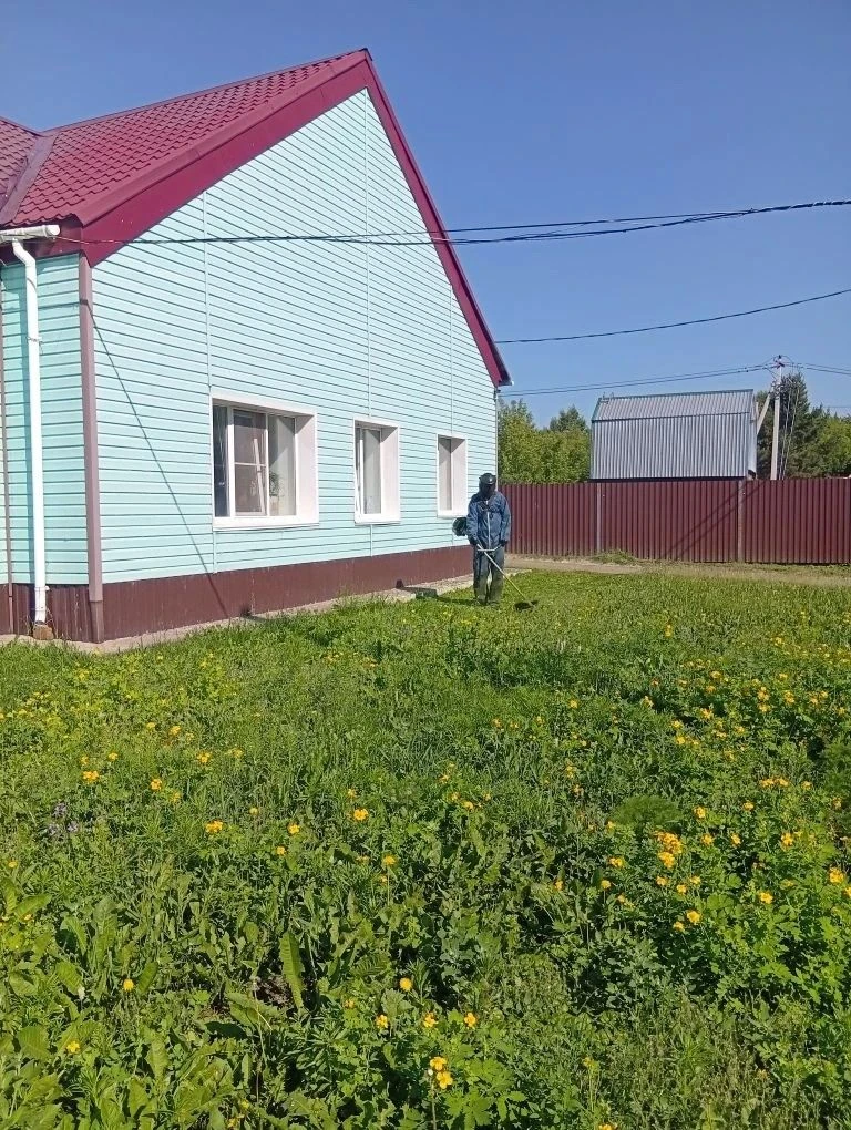 🍀 Скосили траву на территории ГБУ "Юргинская СББЖ" 🍀