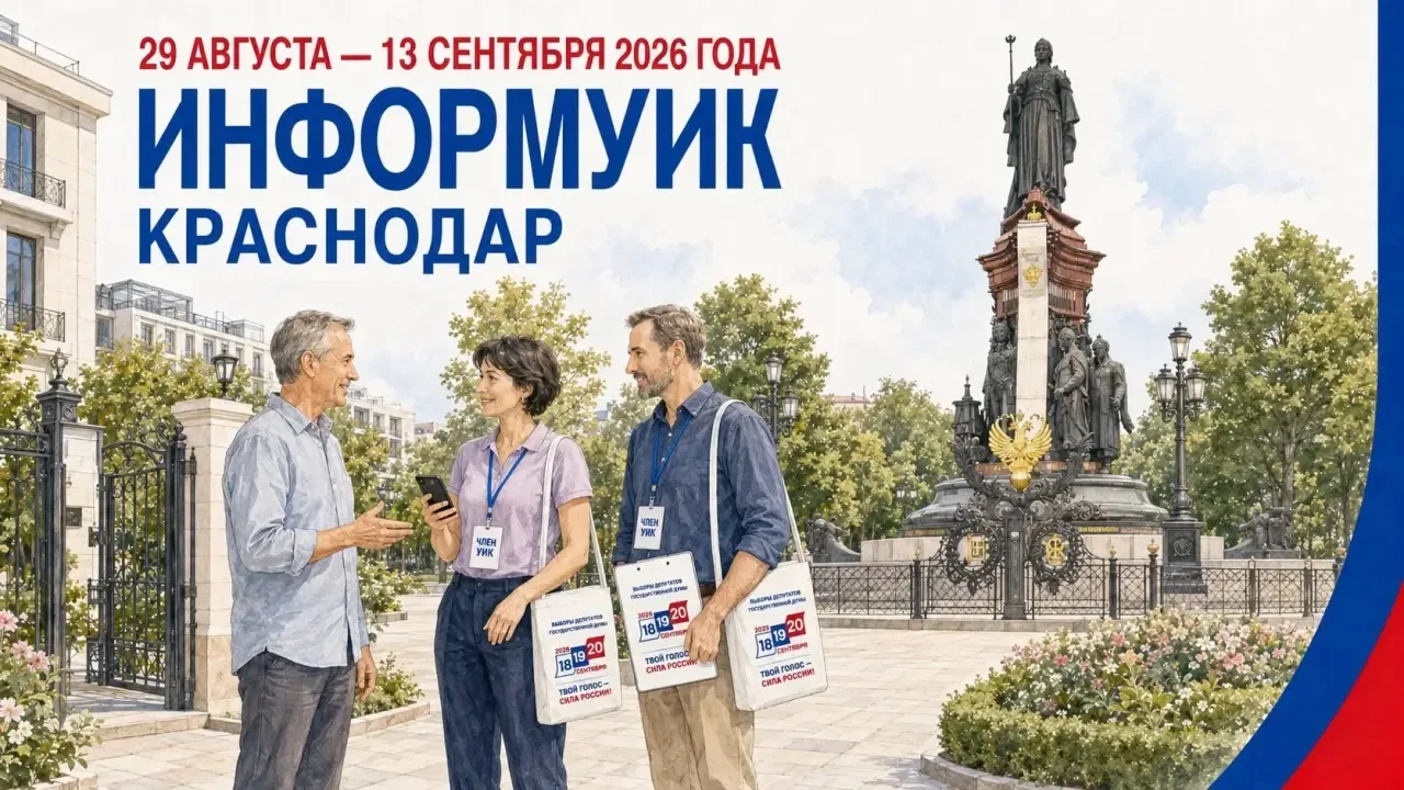В Краснодаре с 29 августа начнётся адресное информирование избирателей в рамках проекта...