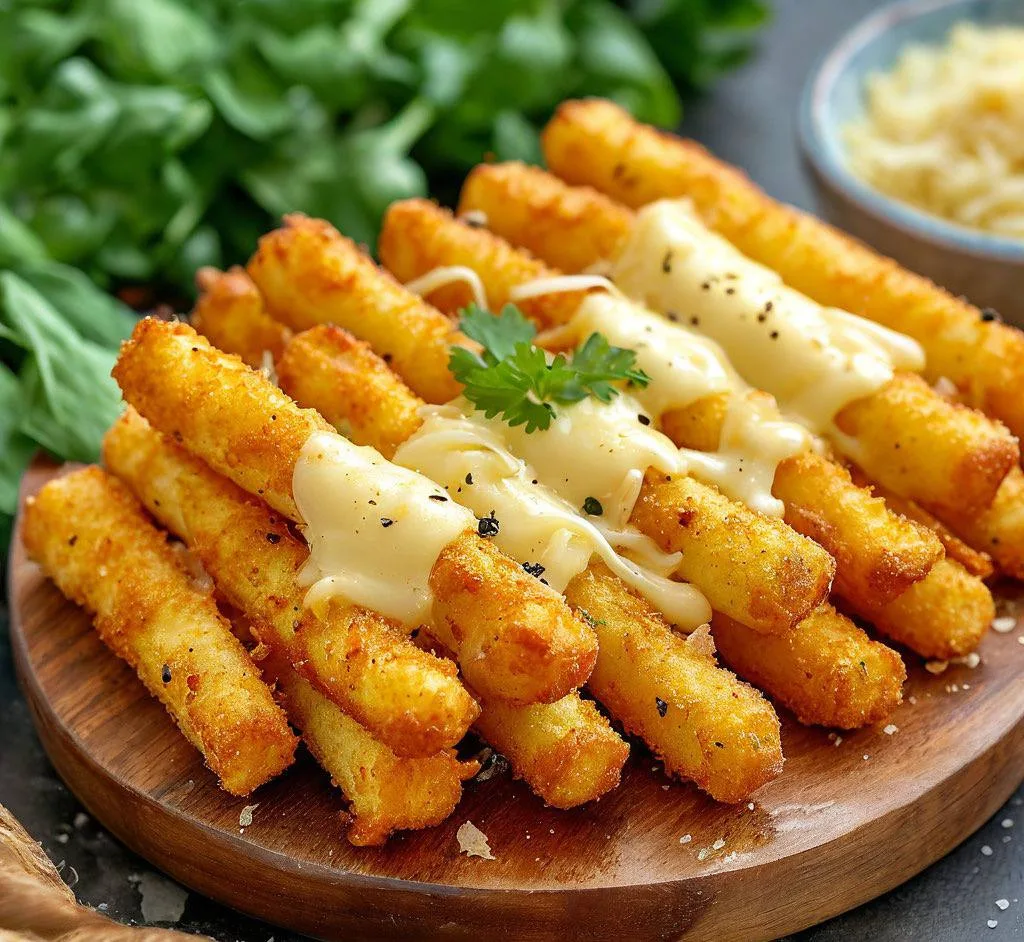 Картофельные палочки с сыром