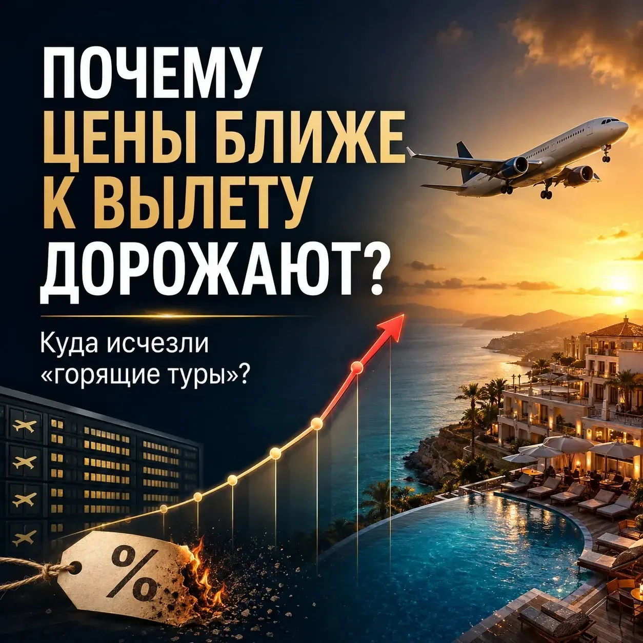 Почему сейчас цены ближе к вылету дорожают, если раньше все было наоборот!