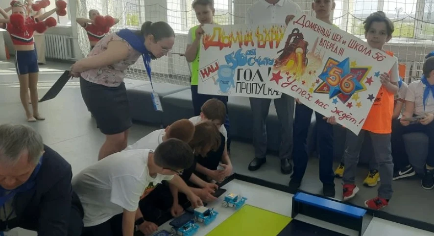 🏆 НАША ШКОЛА — ЧЕМПИОН ПО РОБОФУТБОЛУ! 🏆 В Магнитогорске впервые прошёл турнир по ⚽ робофутболу сред