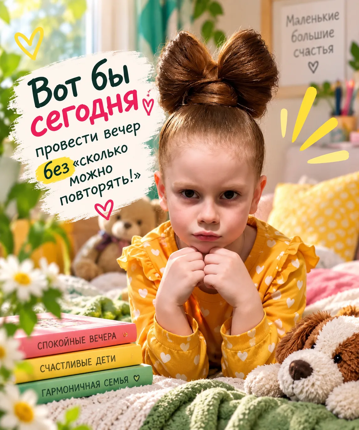 Вот бы сегодня вечером никому не сказать: «Сколько можно повторять?»