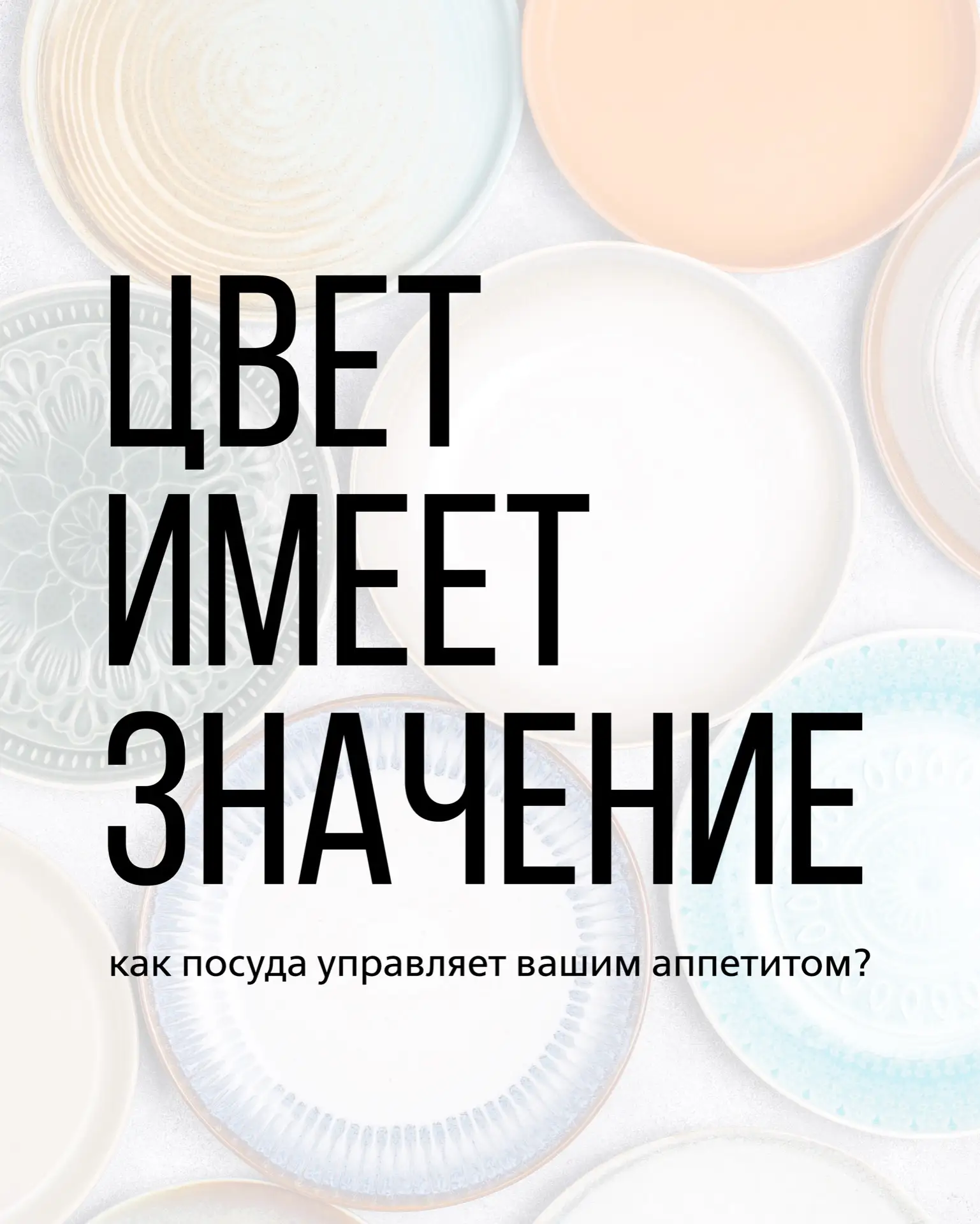 Цвет имеет значение: как посуда управляет вашим аппетитом 🎨🍽️

Знали ли вы, что одно и то же блюдо