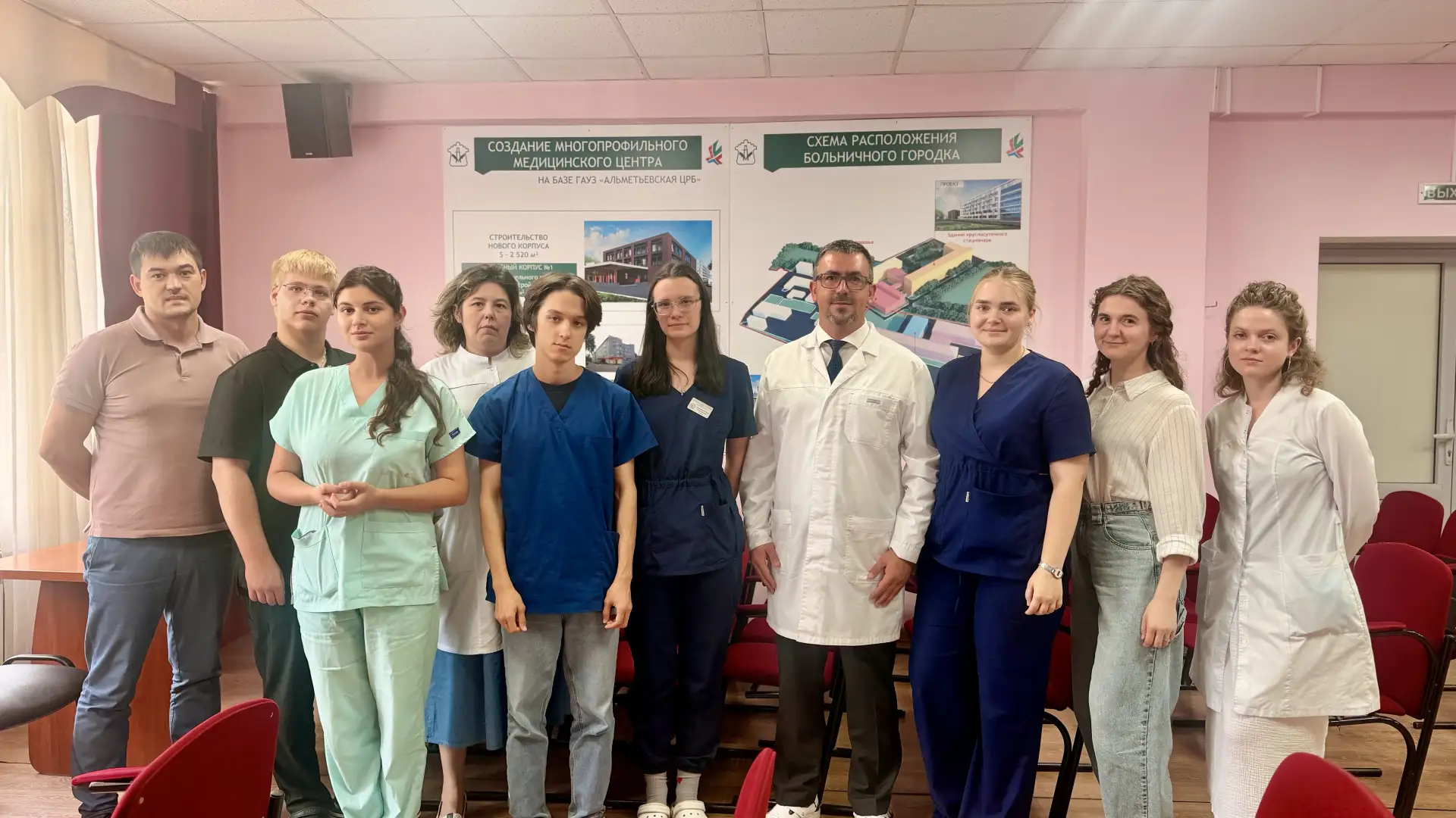 📸 Студенты из 7 регионов и Беларуси получили практический опыт в Альметьевской ЦРБ и д...