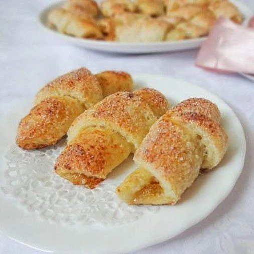 🥐 Песочные рогалики с повидлом