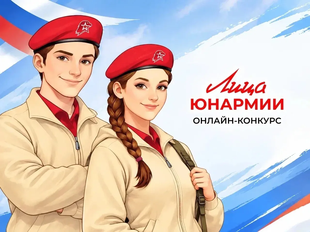 🔥 Главный штаб Юнармии запускает онлайн‑конкурс «Лица ЮНАРМИИ»!