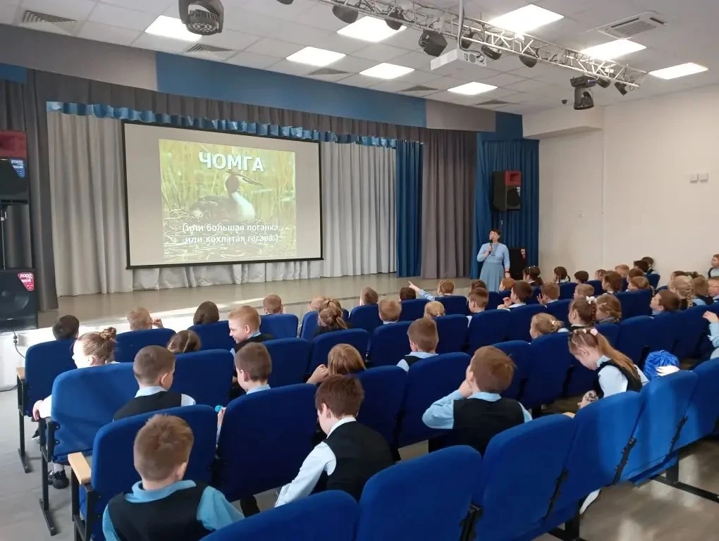 🦢 «ЧОМГА — ПТИЦА 2026 ГОДА!» 🦢  📍27 марта для учащихся начальной школы прошло увлекательное мероприя