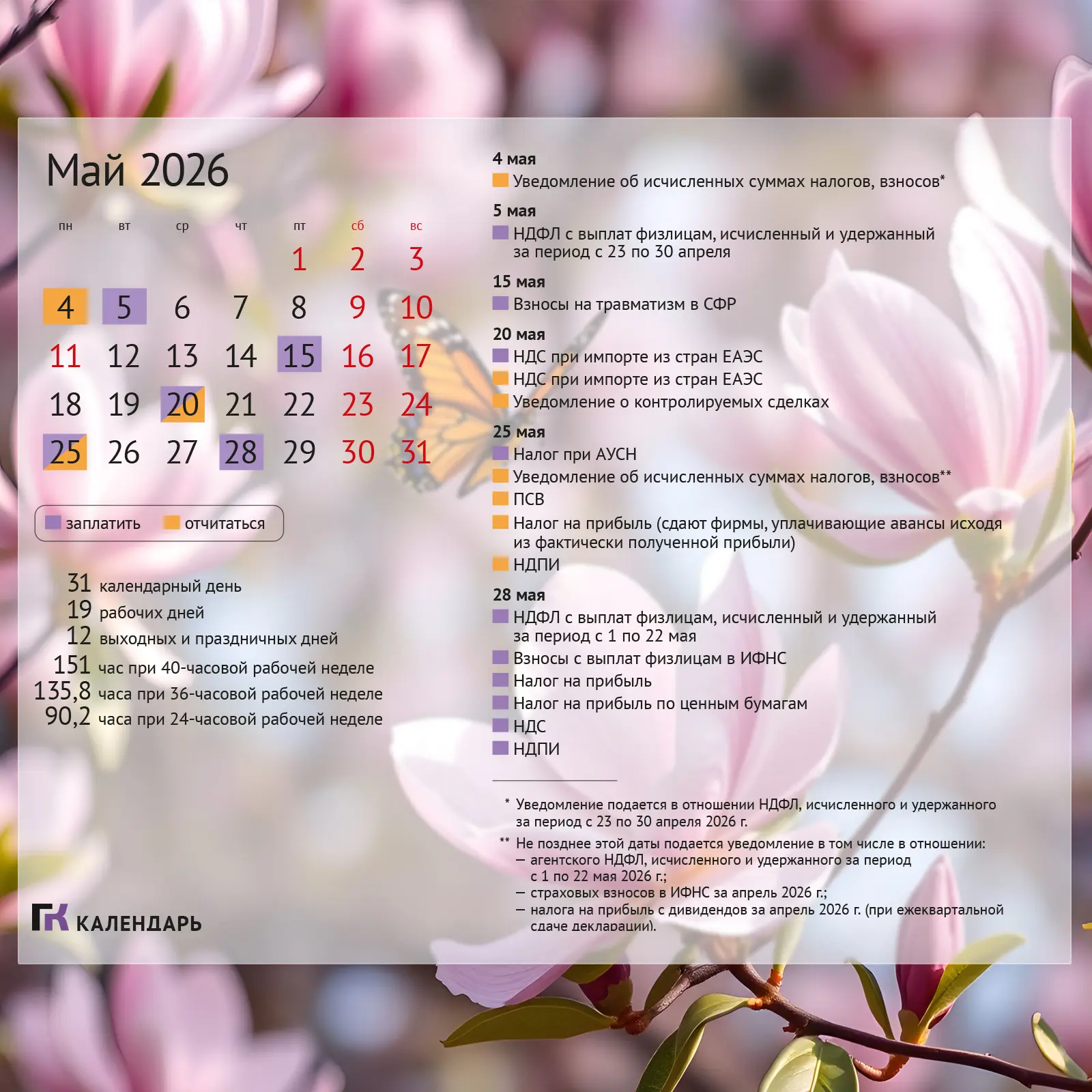 🌷Скачайте календарь на МАЙ 2026!      Оформите свой рабочий стол тематическими обоями и загрузите ка