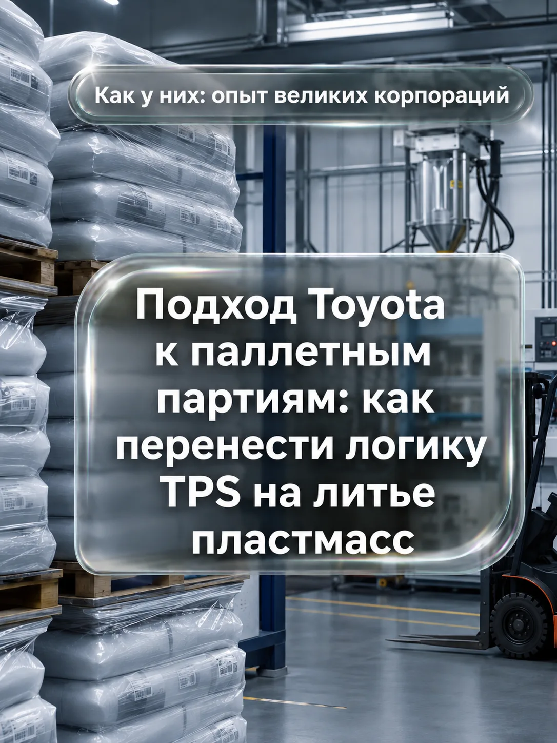 🏭 В истории TPS Toyota описывает отказ от подачи деталей навалом. Детали стали укладыв...