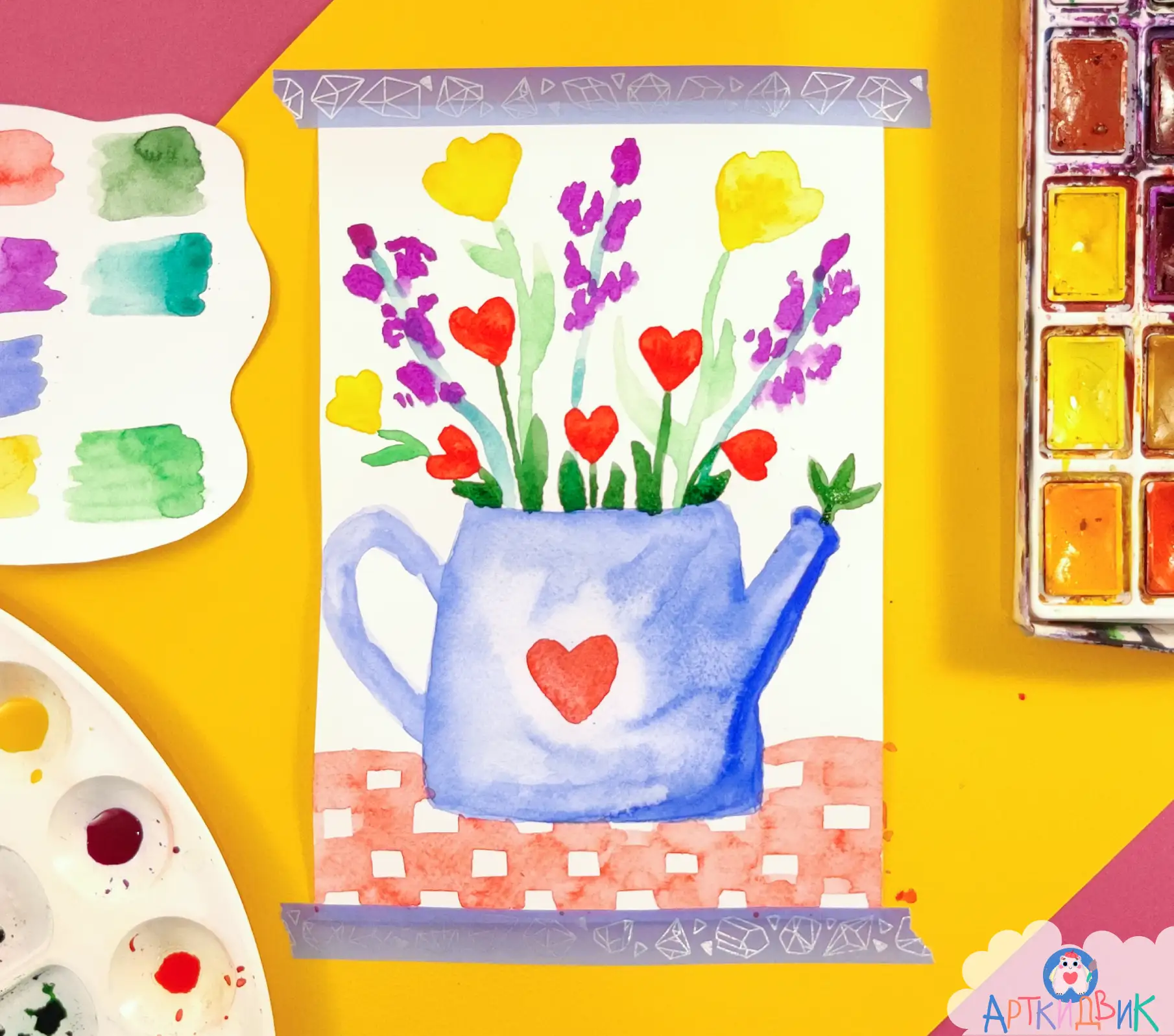 НОВЫЙ УРОК "Цветочная лейка"! 🌻🌼🌷