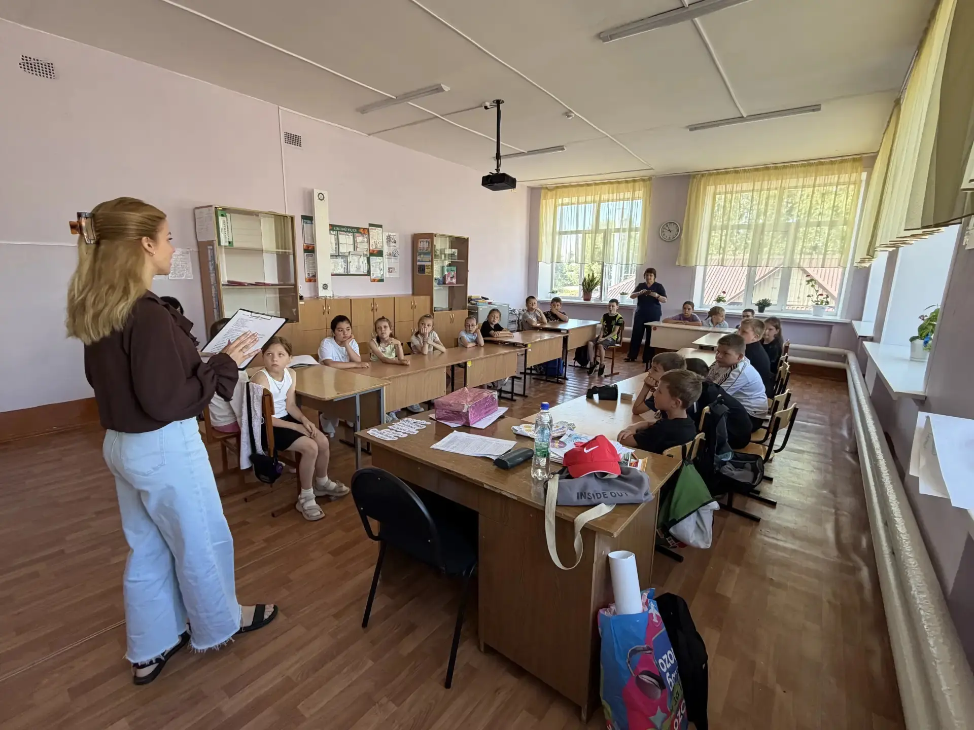 🌟 Сегодня в пришкольном лагере на базе начальной школы детского сада  провели увлекательную беседу-