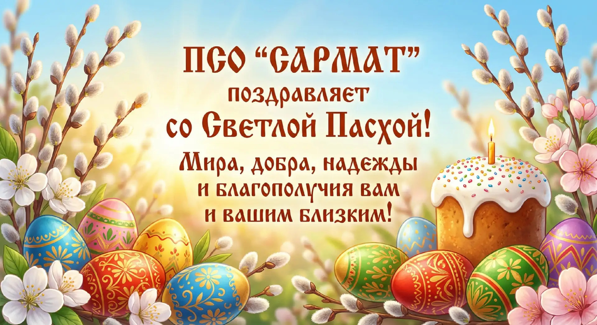 Светлый праздник Пасхи уже наступил! Это время радости, надежды и любви! ✨💖 Пусть в ваших домах цари